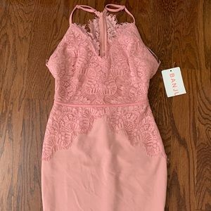 Pink Lace Dress